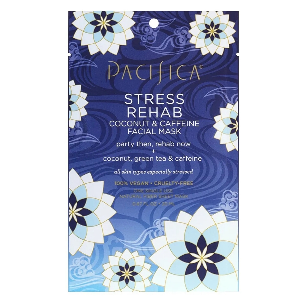New, Pacifica Stress Rehab Coconut and Caffeine Facial Mask